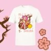 Sonic The Hedgehog White Amy Rose Sakura T-Shirt