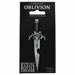 The Elder Scrolls IV: Oblivion Mehrune's Razor Bottle Opener -Just Geek Store B ELD18 Pack Front Trans