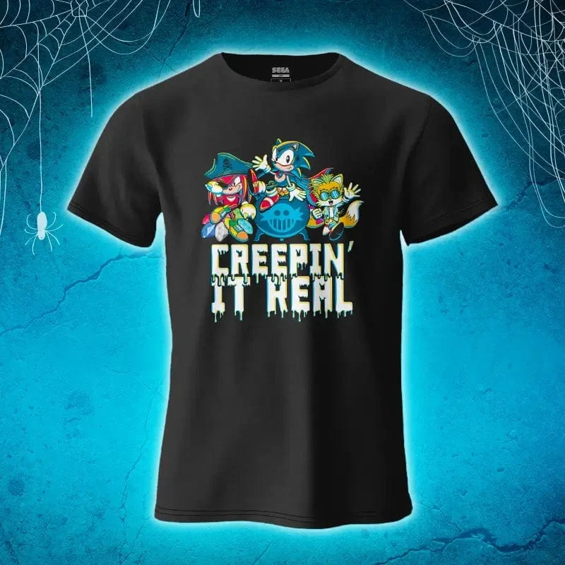 Sonic The Hedgehog 'Creepin' It Real' Unisex T-Shirt 1 Sonic The Hedgehog 'Creepin' It Real' Unisex T-Shirt