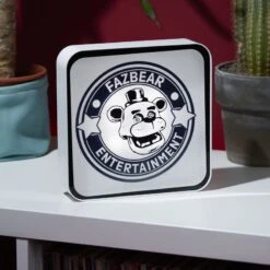 Five Nights At Freddy's: Fazbear Acrylic Desk Lamp / Wall Light -Just Geek Store Fazbear FNAF AcrylicLamp PL 4