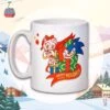 Sonic The Hedgehog Happy Holidays Mug