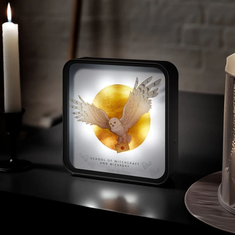 Harry Potter Hedwig Perspex Lamp 1 Harry Potter Hedwig Perspex Lamp