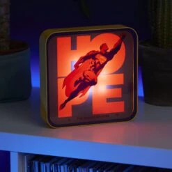 Superman: Superman Acrylic Desk Lamp / Wall Light -Just Geek Store Hope Superman AcrylicLamp PL 5