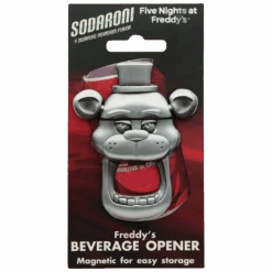 Five Nights At Freddy's Bottle Opener -Just Geek Store SE FNAF03 Pack Front Trans