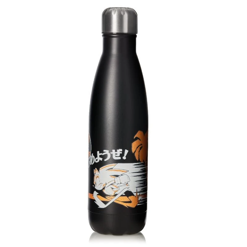 Sonic The Hedgehog Shonen Black Bowling Pin Style Bottle 2 Sonic The Hedgehog Shonen Black Bowling Pin Style Bottle - Image 2
