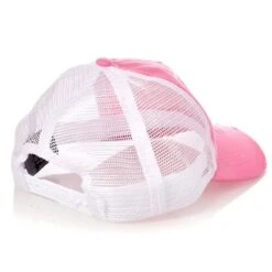 Sonic The Hedgehog Ice Cream Distressed Pink Trucker Hat -Just Geek Store SonicSummer IceCream PinkCap 3