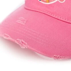 Sonic The Hedgehog Ice Cream Distressed Pink Trucker Hat -Just Geek Store SonicSummer IceCream PinkCap 5