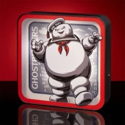 Ghostbusters ‘Stay Puft’ Acrylic Desk Lamp / Wall Light -Just Geek Store StayPuft Ghostbusters PerspexLamp PL 1
