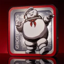 Ghostbusters ‘Stay Puft’ Acrylic Desk Lamp / Wall Light -Just Geek Store StayPuft Ghostbusters PerspexLamp PL 3