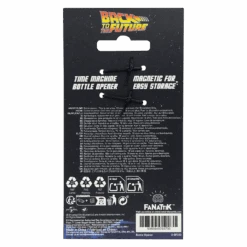 Back To The Future Magnetic DeLorean Bottle Opener -Just Geek Store UV BF222 Pack Back Trans