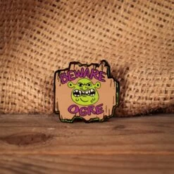 Shrek Pin Badge -Just Geek Store UV SHK01 Lifestyle 2