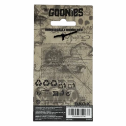 The Goonies 40th Anniversary Copper Bones Keyring -Just Geek Store Z GOO10 Pack Back Trans