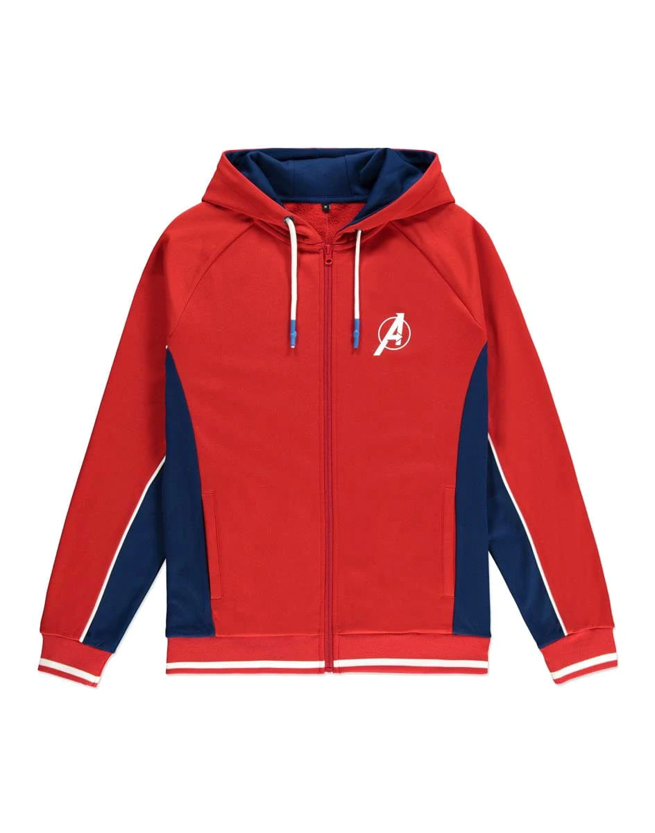 Marvel - Avengers Unisex Hooded Track Shirt 1 Marvel - Avengers Unisex Hooded Track Shirt