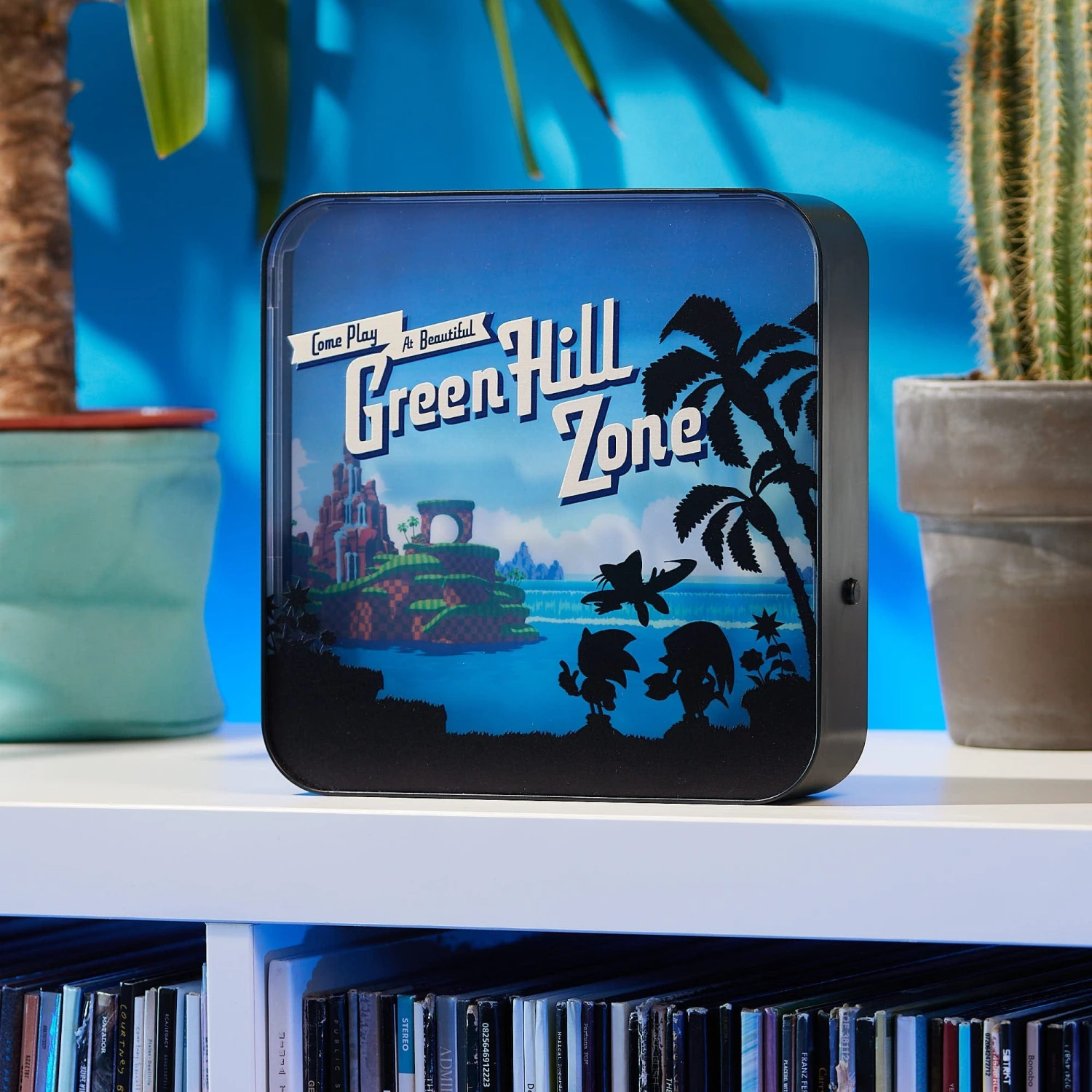 Sega Sonic The Hedgehog ‘Green Hill Zone’ Acrylic Desk Lamp / Wall Light 1 Sega Sonic The Hedgehog ‘Green Hill Zone’ Acrylic Desk Lamp / Wall Light