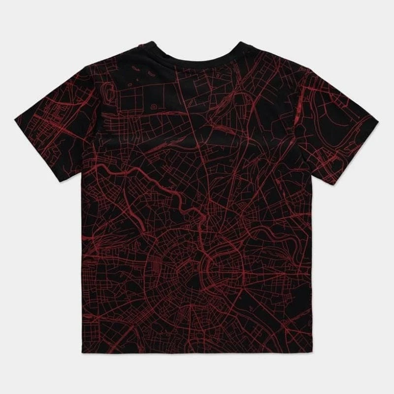 Marvel Black Widow City Map Women's T-Shirts 2 Marvel Black Widow City Map Women's T-Shirts - Image 2