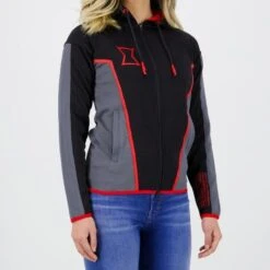 Marvel Black Widow Technical Women's Hoodies -Just Geek Store dif mar bw th3