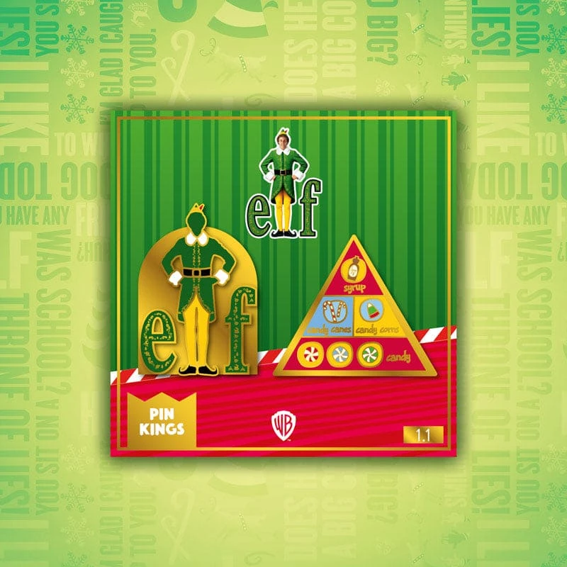 Pin Kings Elf Christmas Enamel Pin Badge Set 1.1 1 Pin Kings Elf Christmas Enamel Pin Badge Set 1.1