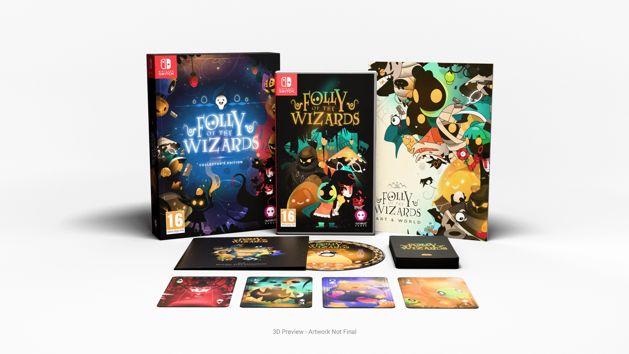 Just Geek Store -Just Geek Store folly of the wizards collector nintendo switch numskull 770451