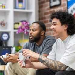 PLAYSTATION Wireless Charging Receiver For PS5 Controller 12 PLAYSTATION Wireless Charging Receiver For PS5 Controller -Just Geek Store lifestyle 2