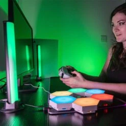 Numskull LED Desktop RGB Lighting -Just Geek Store lifestyle 3
