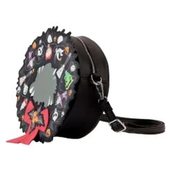 Loungefly Disney Nightmare Before Christmas Figural Wreath Crossbody Bag -Just Geek Store loungefly x disney nightmare before christmas figural wreath crossbody bag 865827