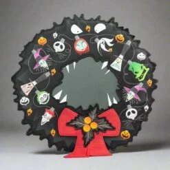 Loungefly Disney Nightmare Before Christmas Figural Wreath Crossbody Bag