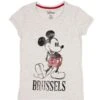 Disney Mickey Mouse Grey Brussels Women's T-Shirts
