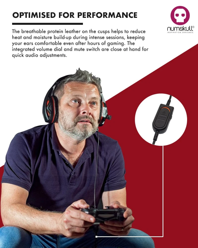 Numskull Multi-Format Gaming Headset For PS4/Xbox One/Nintendo Switch/PC/Mac/Xbox 360 5 Numskull Multi-Format Gaming Headset For PS4/Xbox One/Nintendo Switch/PC/Mac/Xbox 360 - Image 5