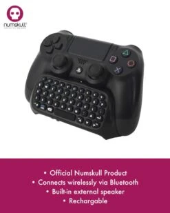Numskull PlayStation 4 PS4 Bluetooth Wireless Mini Keyboard / Chatpad 9 Numskull PlayStation 4 PS4 Bluetooth Wireless Mini Keyboard / Chatpad -Just Geek Store ns 20ps4 20keypad 20artwork 205