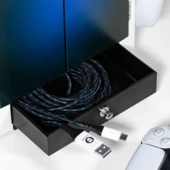 PLAYSTATION PS5 Inspired Blue And White Gaming Locker -Just Geek Store ps5 gaming locker 2000x2000 5