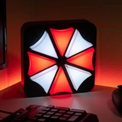 Resident Evil Umbrella Corporation Lamp 12 Resident Evil Umbrella Corporation Lamp -Just Geek Store re umbrella lamp 6
