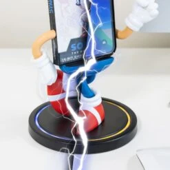 Power Idolz Sonic The Hedgehog Wireless Charging Dock -Just Geek Store sonic poweridolz productimage 11