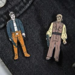 Pin Kings Star Wars Enamel Pin Badge Set 1.18 – Han Solo (Bespin Outfit) And Lobot -Just Geek Store sw kenner pin kings 1.18 5