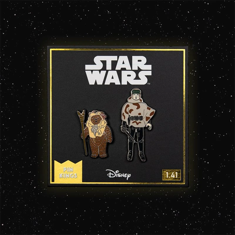 Pin Kings Star Wars Enamel Pin Badge Set 1.41 – Paploo And Luke Skywalker (in Battle Poncho) 1 Pin Kings Star Wars Enamel Pin Badge Set 1.41 – Paploo And Luke Skywalker (in Battle Poncho)