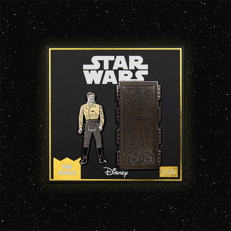 Pin Kings Star Wars Enamel Pin Badge Set 1.45 – Han Solo And Han Solo (In Carbonite Chamber) 1 Pin Kings Star Wars Enamel Pin Badge Set 1.45 – Han Solo And Han Solo (In Carbonite Chamber)