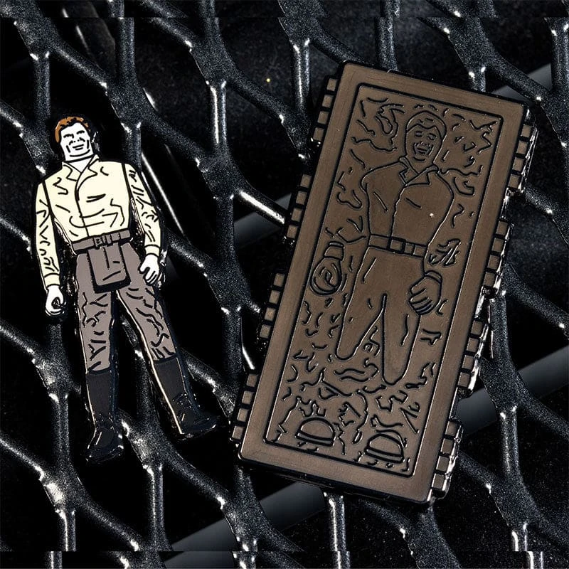 Pin Kings Star Wars Enamel Pin Badge Set 1.45 – Han Solo And Han Solo (In Carbonite Chamber) 2 Pin Kings Star Wars Enamel Pin Badge Set 1.45 – Han Solo And Han Solo (In Carbonite Chamber) - Image 2