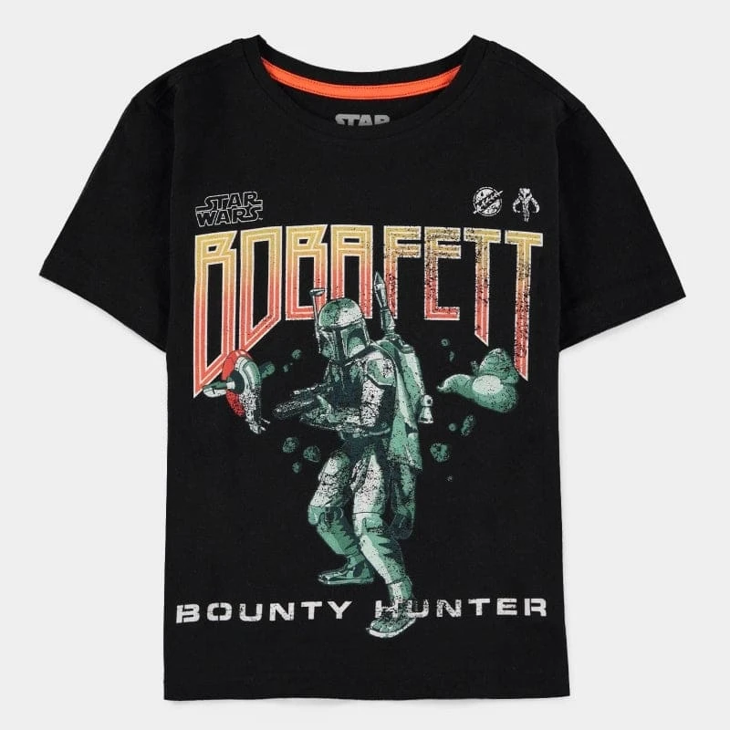 Star Wars Boba Fett Bounty Hunter Kids Short Sleeved T-Shirts 1 Star Wars Boba Fett Bounty Hunter Kids Short Sleeved T-Shirts