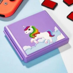 Numskull Nintendo Switch Unicorn Game Card Holder -Just Geek Store unicorn switch game case 800x800 4